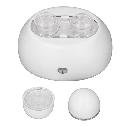 Contact Lens Cleaner Machine Automatic Portable Ultrasonic Contact Lens Cleaning Tool for Home White