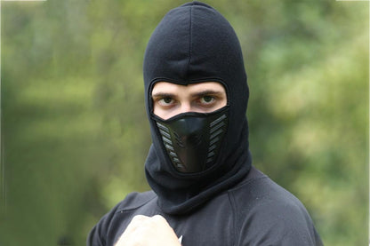 Motorcycle Mask Thermal Face Mask Balaclava Ski Mask -Black