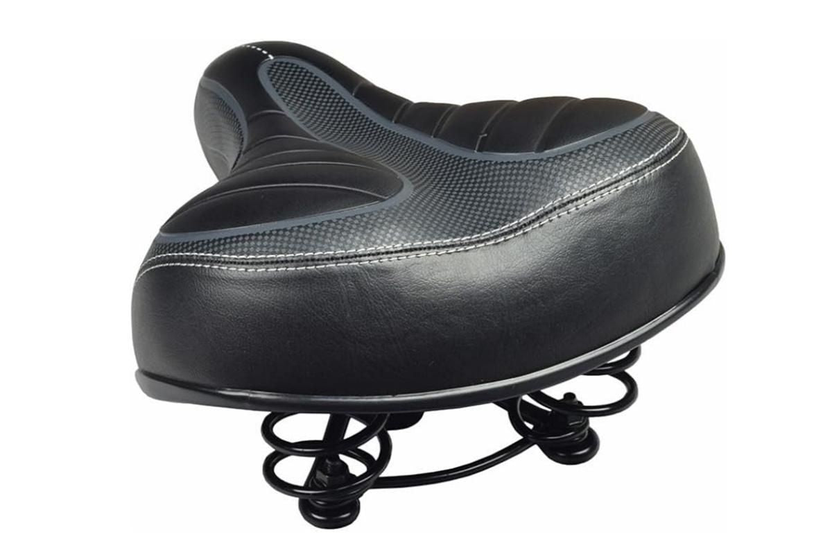 Comfort Wide Big Bum Soft Cruiser Bike Saddle Bicycle Seat Air Cushion Pad