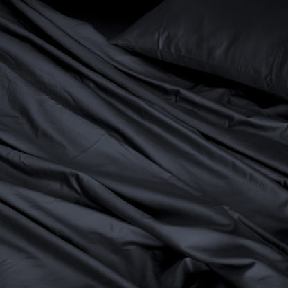 Royal Comfort 1000TC Hotel Grade Bamboo Cotton Sheets Pillowcases Set Ultrasoft - King - Charcoal