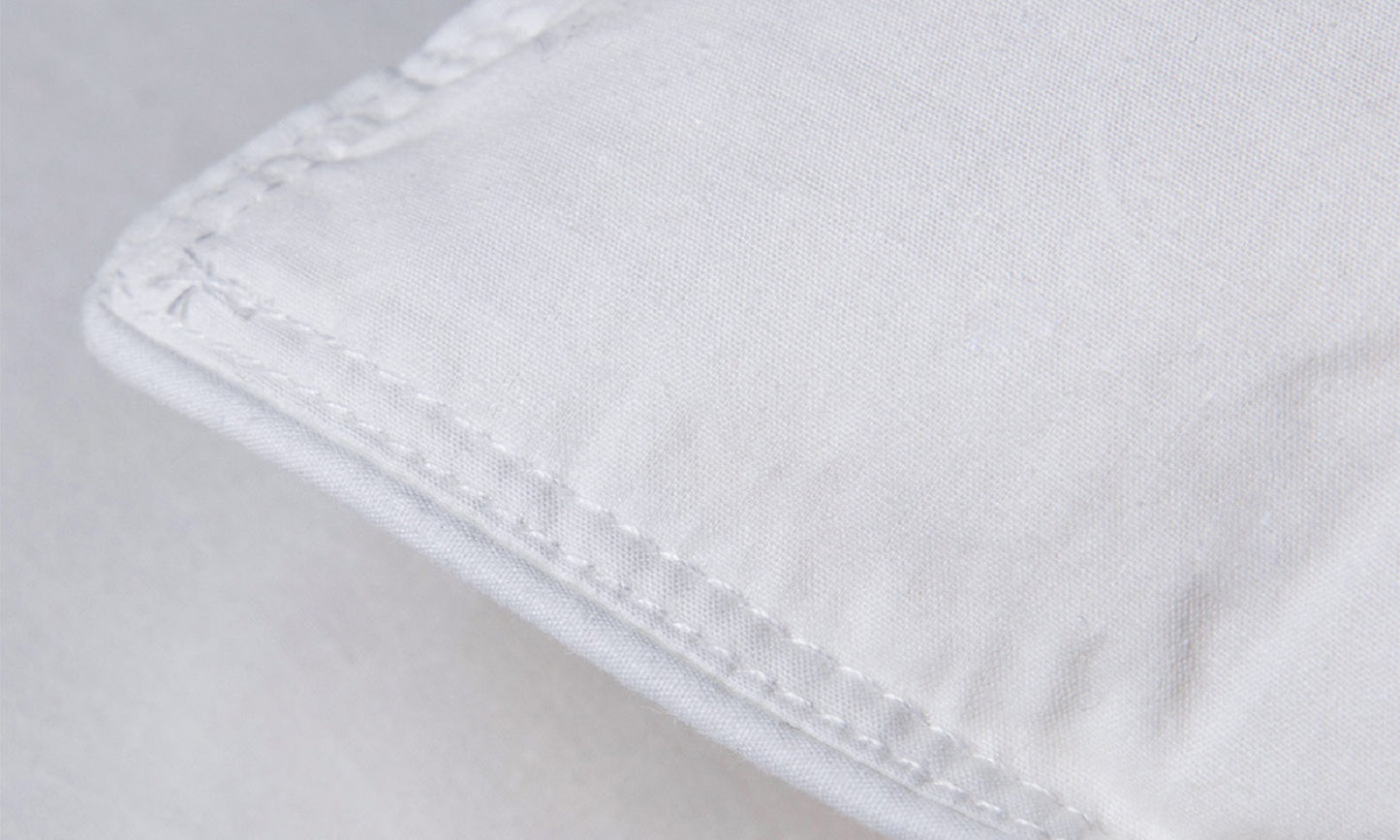 Duck Feather & Down Quilt 500GSM + Duck Feather and Down Pillows 2 Pack Combo - Super King - White