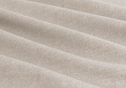 Light beige quilt cover fabric with subtle linen-look texture and washed finish