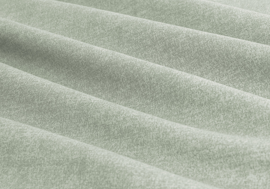 Linen-look cotton quilt cover fabric, sage green with subtle texture