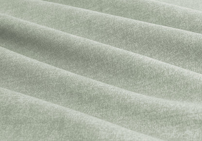 Linen-look cotton quilt cover fabric, sage green with subtle texture