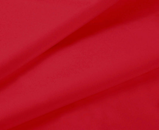 1000TC Ultra Soft Double Size Bed Red Flat & Fitted Sheet Set