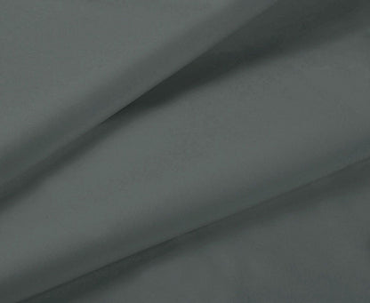 1000TC Ultra Soft Fitted Sheet & Pillowcase Set - Single Size Bed - Charcoal