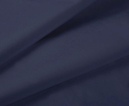 1000TC Ultra Soft Single Size Bed Midnight Blue Flat & Fitted Sheet Set