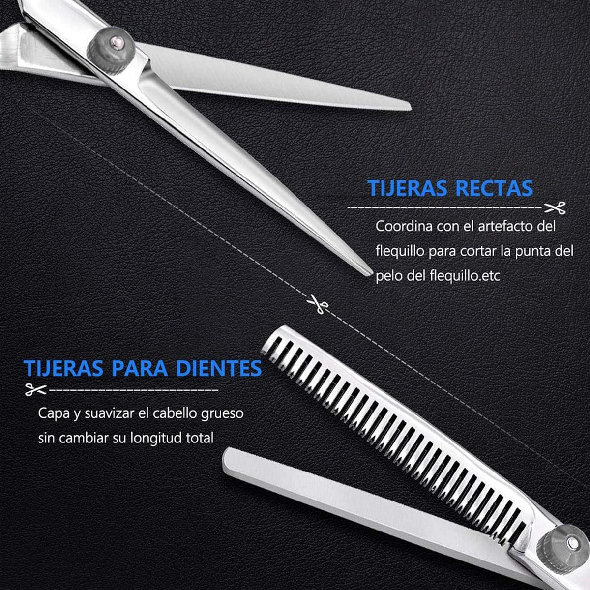 11pcs Hair Cutting Scissors Set Professional Hairdressing Scissors Barber Tools