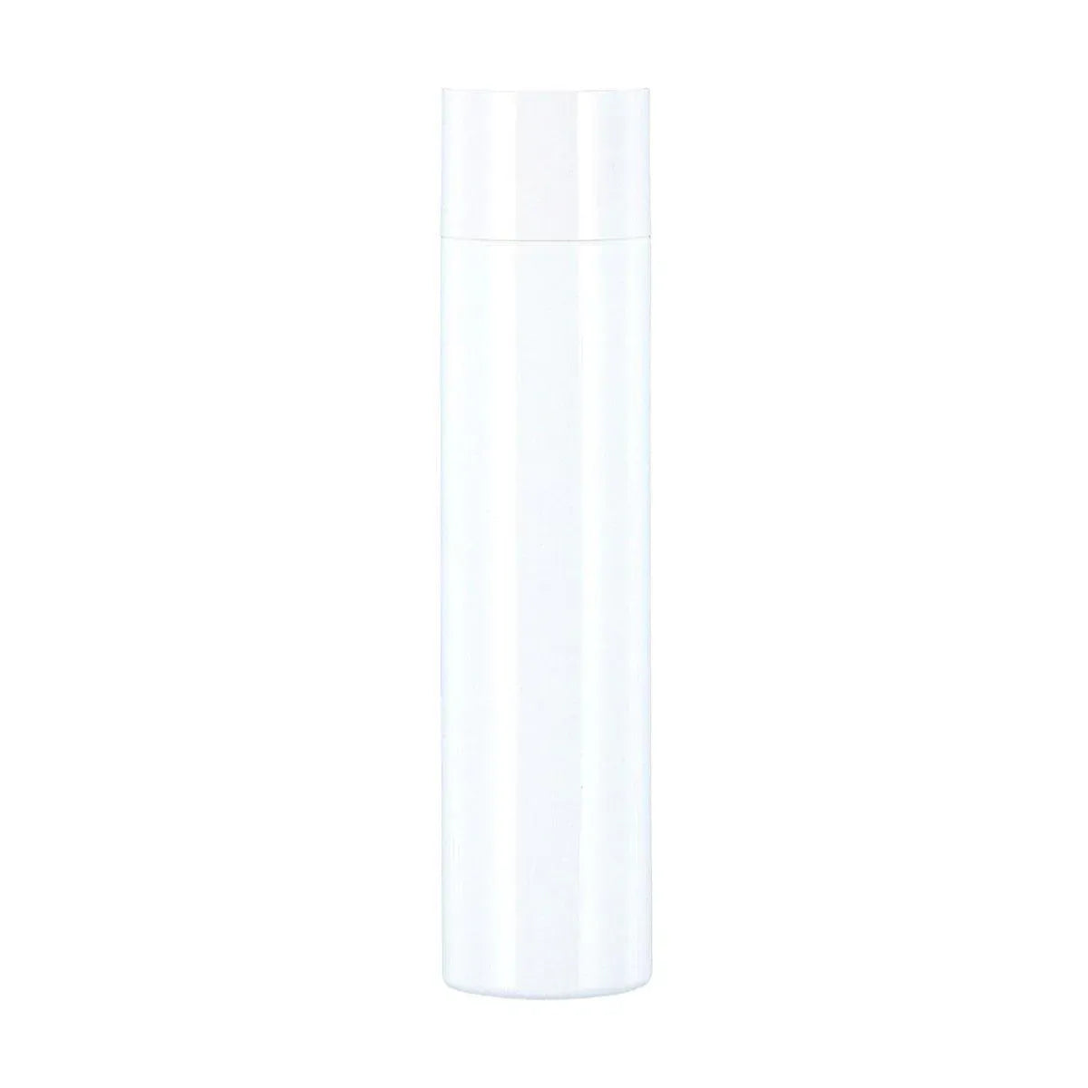 50/100/150ml Plastic Toner Lotion Bottles Refillable Travel Cosmetic Containers - White Lid + White Bottle - 150ml