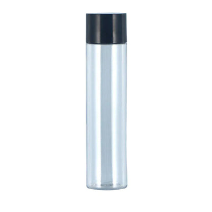 50/100/150ml Plastic Toner Lotion Bottles Refillable Travel Cosmetic Containers - Black Lid + Transparent Bottle - 150ml