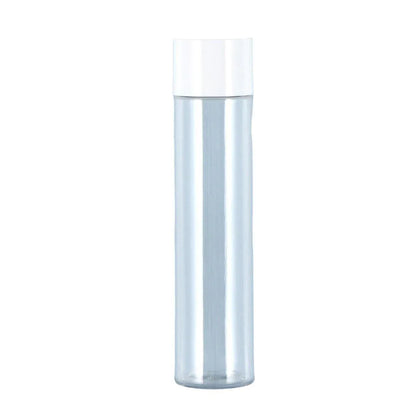 50/100/150ml Plastic Toner Lotion Bottles Refillable Travel Cosmetic Containers - White Lid + Transparent Bottle - 150ml