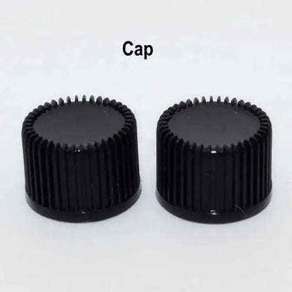 5pcs 2ml-5ml Amber Glass Orifice Reducer Bottles Sample Vial Dram Essential Oils - 2ml