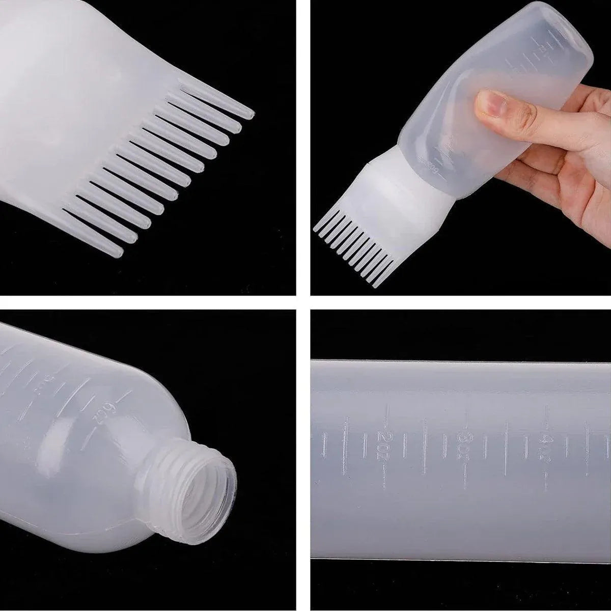 Hair Dry Cleaning Hair Bottle Combing Teeth Coloring Cream Scale Water Perm Potion Salon Tools