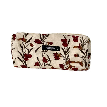 Large Capacity Pencil Case Organiser Bag Stationery Holder School Travel Pouch - Hong Kong Style
