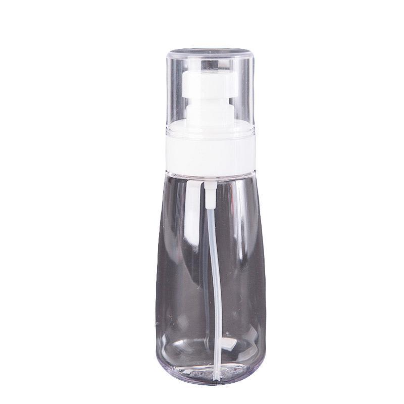 10pcs Portable Travel Emulsion Dispenser Bottle Press Pump Refillable Containers - Pink-100ml