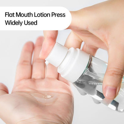 10pcs Portable Travel Emulsion Dispenser Bottle Press Pump Refillable Containers - Clear-100ml