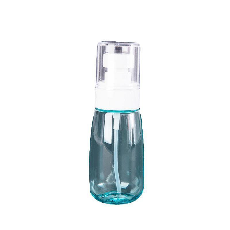 10pcs Portable Travel Emulsion Dispenser Bottle Press Pump Refillable Containers - Clear-30ml