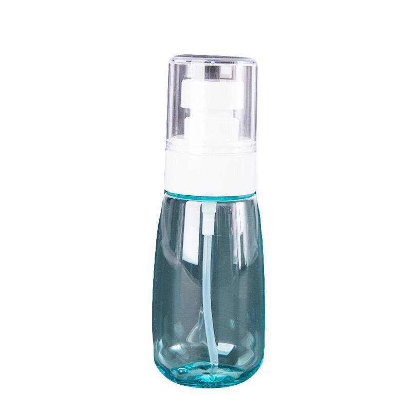 10pcs Portable Travel Emulsion Dispenser Bottle Press Pump Refillable Containers - Clear-30ml