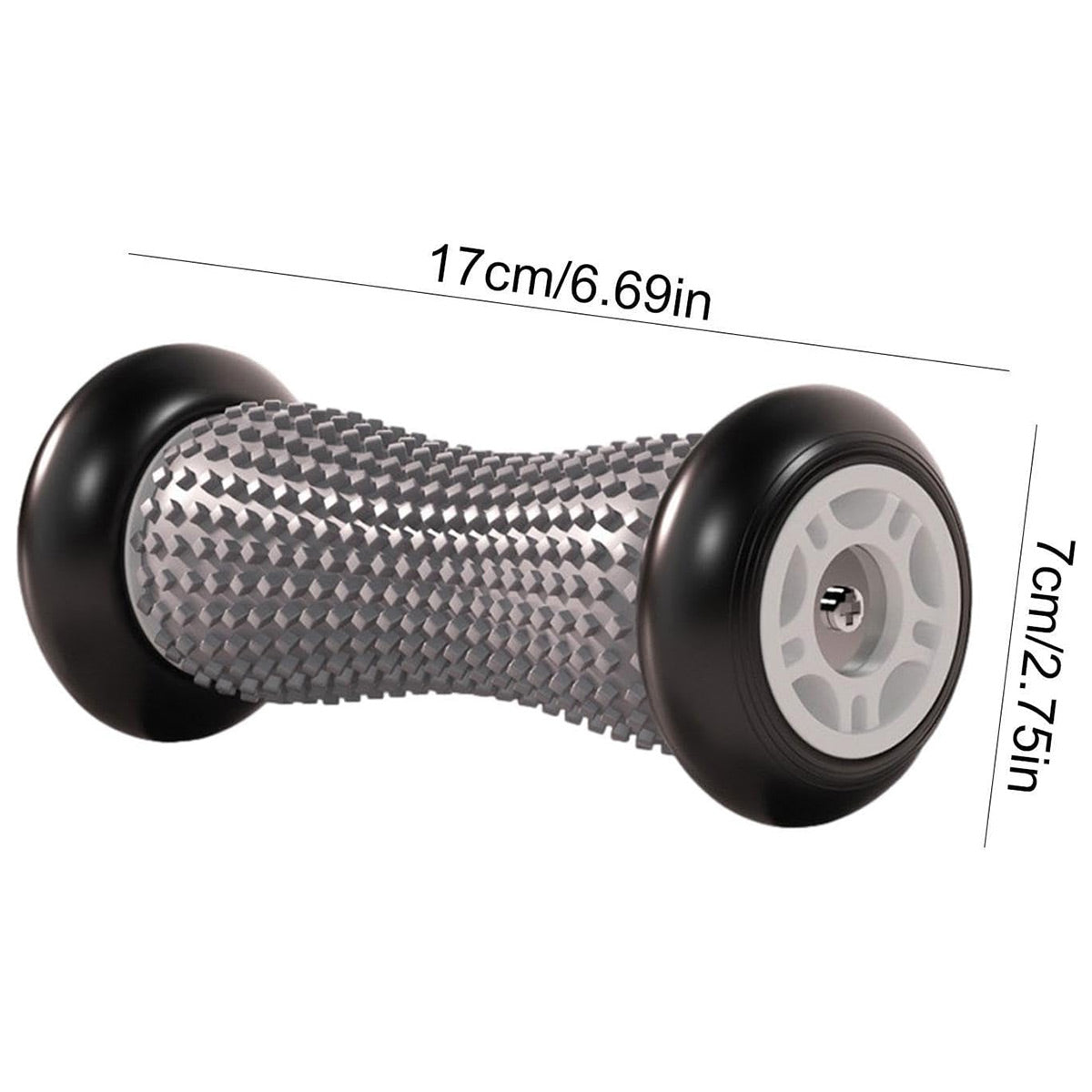 Foot Massage Roller Muscle Relaxation Arch Care Yoga Fitness Tool - Pink