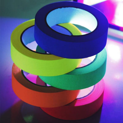 6X Luminous Fluorescent Tape Glow In The Dark Night Self-Adhesive Sticker Strip