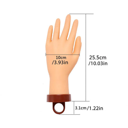 Manicure Practice Hand Mould Simulation Fake Hand Desktop Holder for Nail Art
