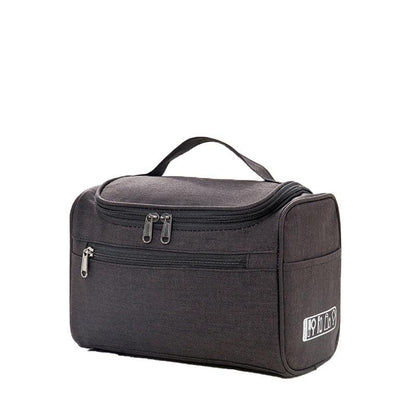 Womens Cosmetic Bag Make Up Case Travel Toiletry Wash Organiser Vanity Nail Box - Grey