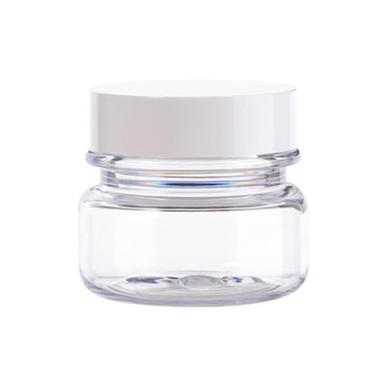 10pcs PET Plastic Cosmetic Bottles Refillable Travel Face Cream Containers - 30ml-Brown+Black-Double