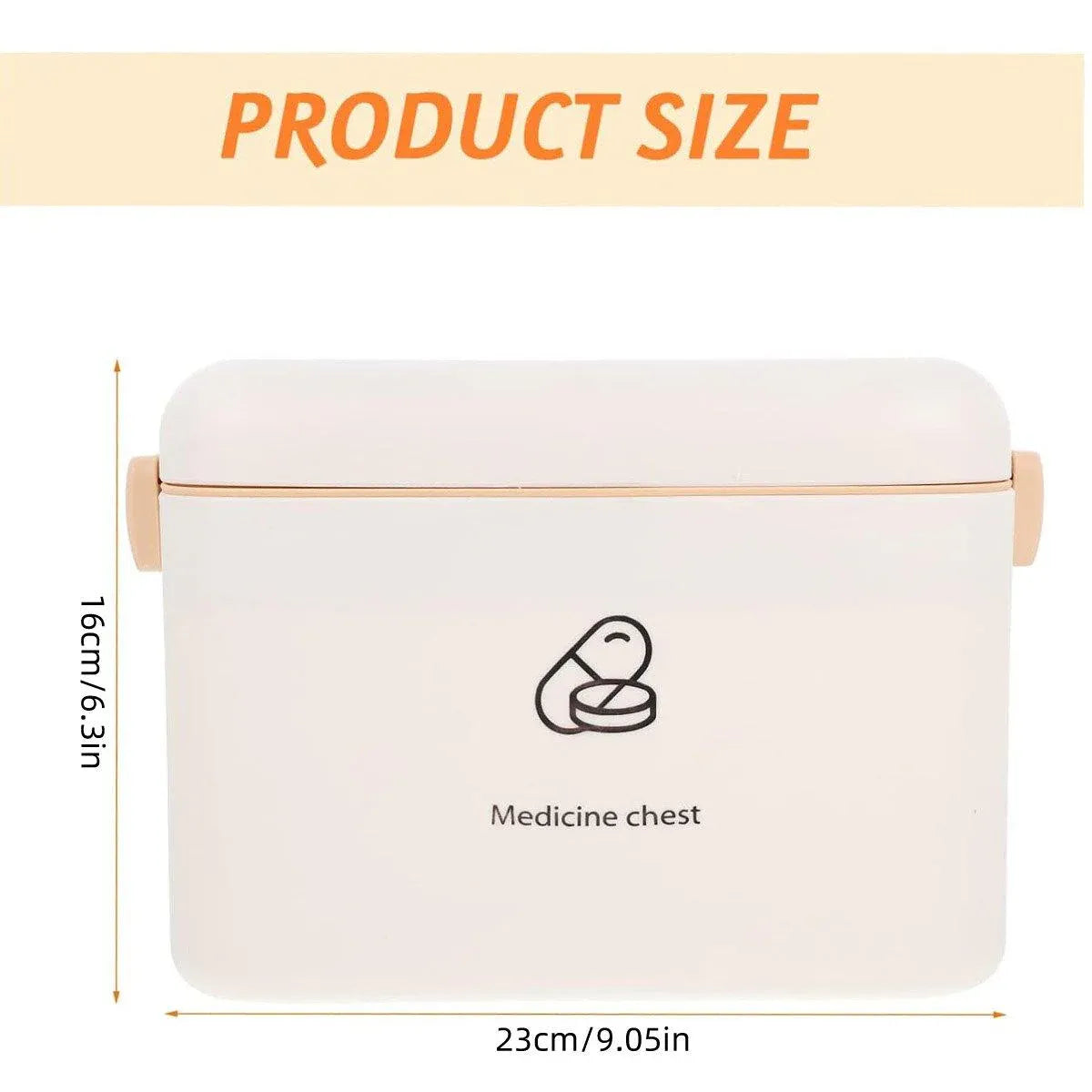 Medicine Cabinet Household Organizer Storage Emergency First Aid Kit Organizer