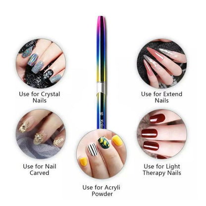 Kolinsky Acrylic Nail Art Brush Manicure Powder Professional Tools Size 2-18 - 16#