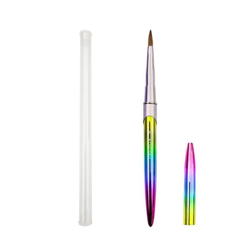 Kolinsky Acrylic Nail Art Brush Manicure Powder Professional Tools Size 2-18 - 16#