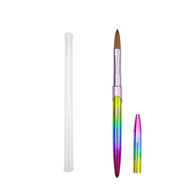 Kolinsky Acrylic Nail Art Brush Manicure Powder Professional Tools Size 2-18 - 16#