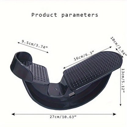 2PCS Tendon Plate Calf Stretcher Fitness Oblique Pedal Ankle Achilles Exercise - Black