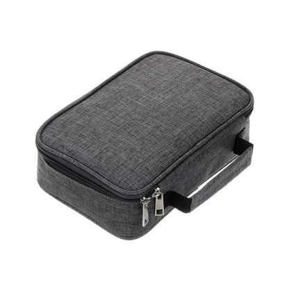 Large Capacity Waterproof Pen Pouch Pencil Case Student Stationery Storage Bag - Black
