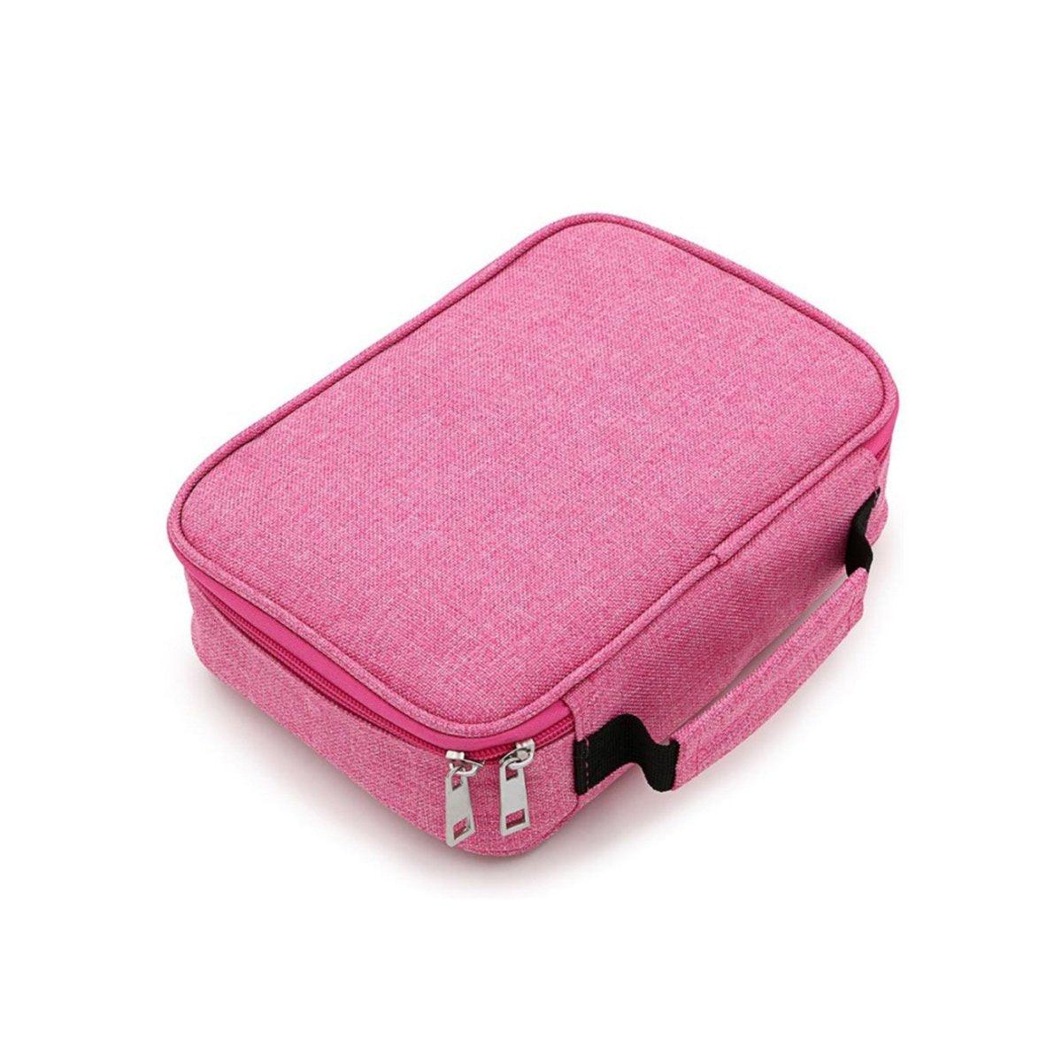 Large Capacity Waterproof Pen Pouch Pencil Case Student Stationery Storage Bag - Blue