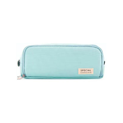 Zipper Pencil Case Large Capacity Storage Bag School Stationery Makeup Organizer - Cactus