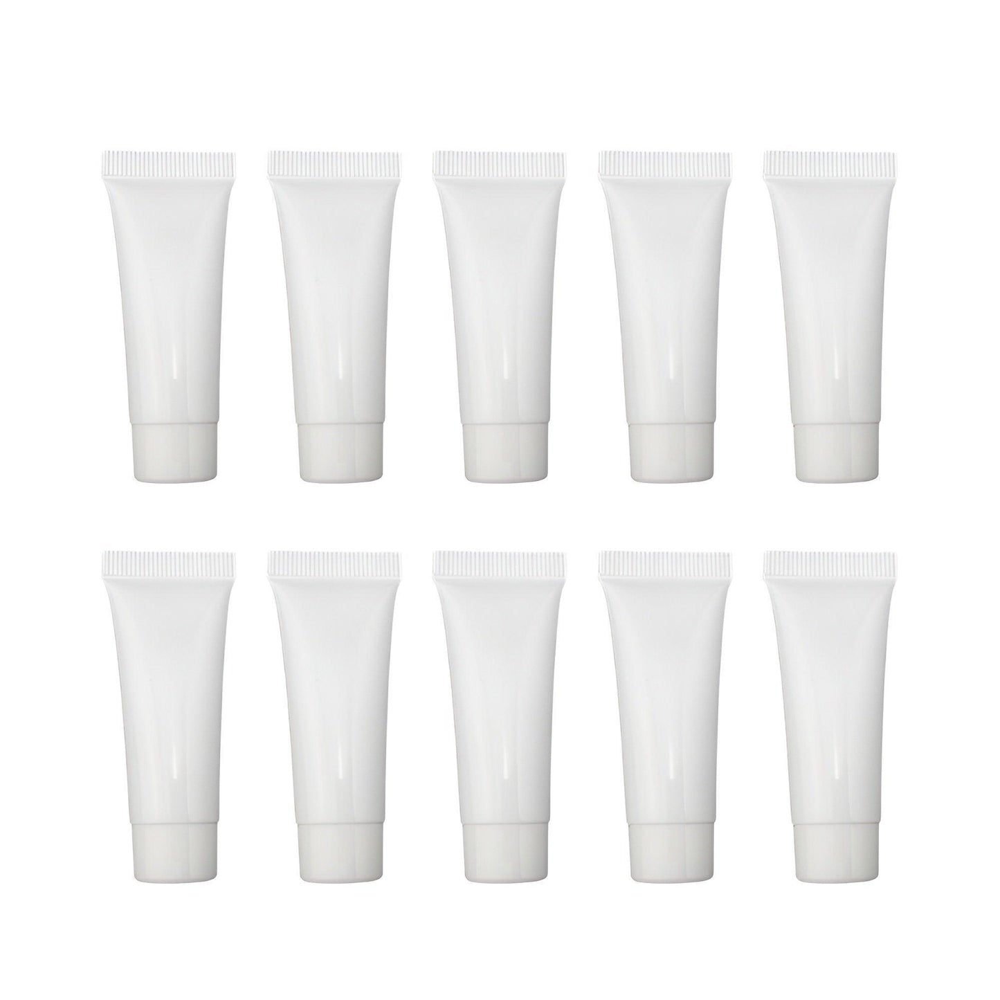 10x Soft Cosmetic Tubes for Face Wash Hand Cream Lotion Packaging Containers - 20ml