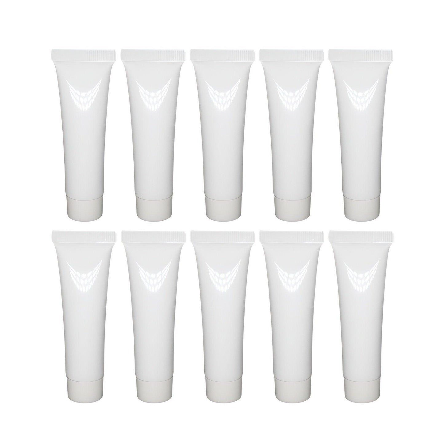10x Soft Cosmetic Tubes for Face Wash Hand Cream Lotion Packaging Containers - 20ml
