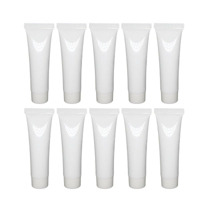 10x Soft Cosmetic Tubes for Face Wash Hand Cream Lotion Packaging Containers - 20ml