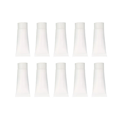 10x Soft Cosmetic Tubes for Face Wash Hand Cream Lotion Packaging Containers - 20ml