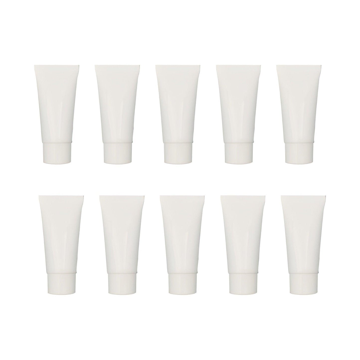10x Soft Cosmetic Tubes for Face Wash Hand Cream Lotion Packaging Containers - 20ml