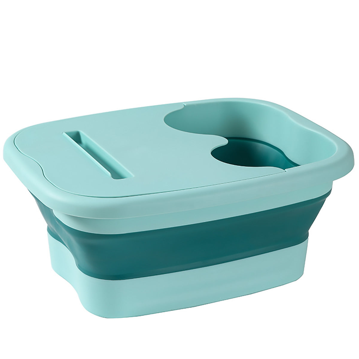 Foldable Foot Tub Portable Large Capacity Foot Basin for Home Bathroom Spa and Travel - Pink