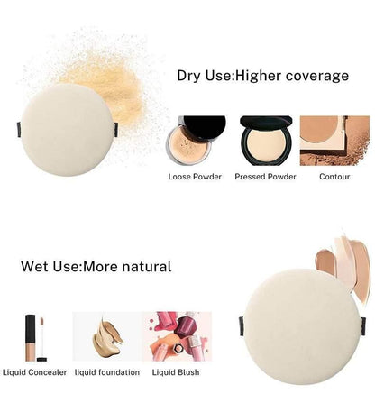 Air Cushion Puff Powder Foundation Makeup Cosmetic Sponge BB CC Cream Face - Purple
