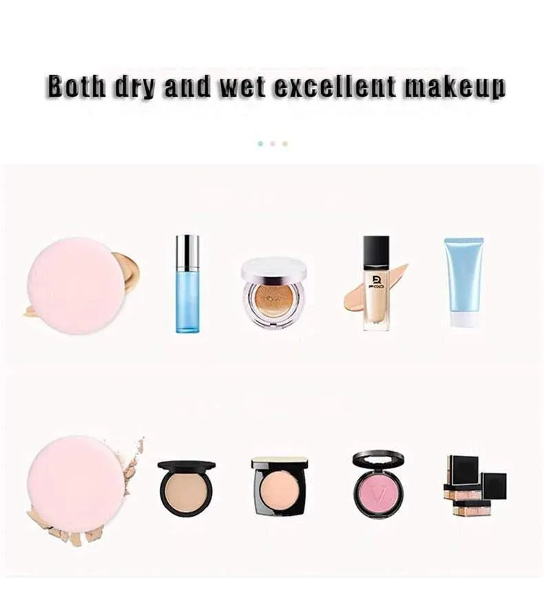 Air Cushion Puff Powder Foundation Makeup Cosmetic Sponge BB CC Cream Face - Purple