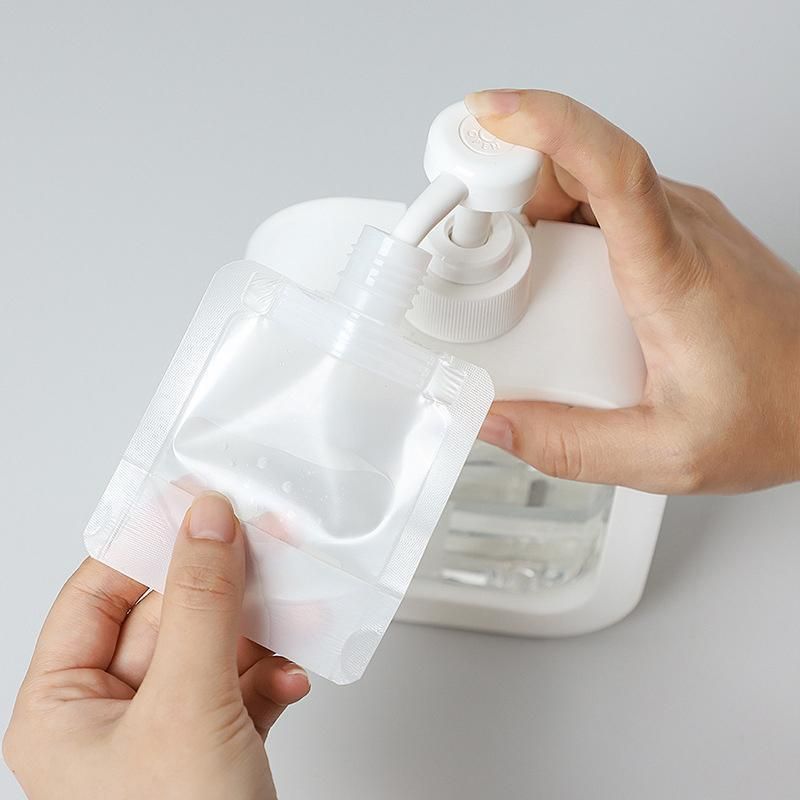 15PCS Reusable Cosmetic Travel Leakproof Pouch Set 30ml 50ml 100ml