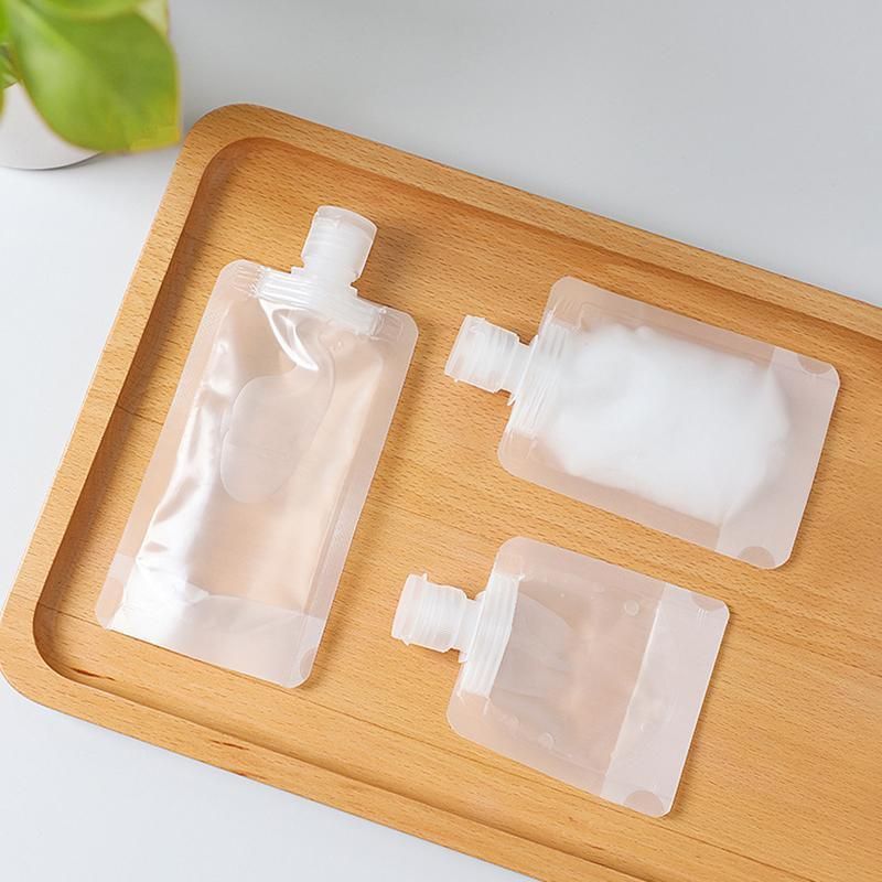 15PCS Reusable Cosmetic Travel Leakproof Pouch Set 30ml 50ml 100ml