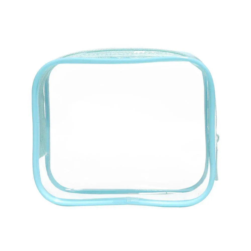 4pcs Durable PVC Cosmetic Bags Easy to Clean Multiple Sizes and Colours 9 Shades - 4pcs-Banana