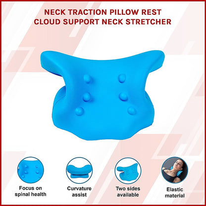 Cloud Plush Neck Pillow for Relaxing Neck and Shoulder Support