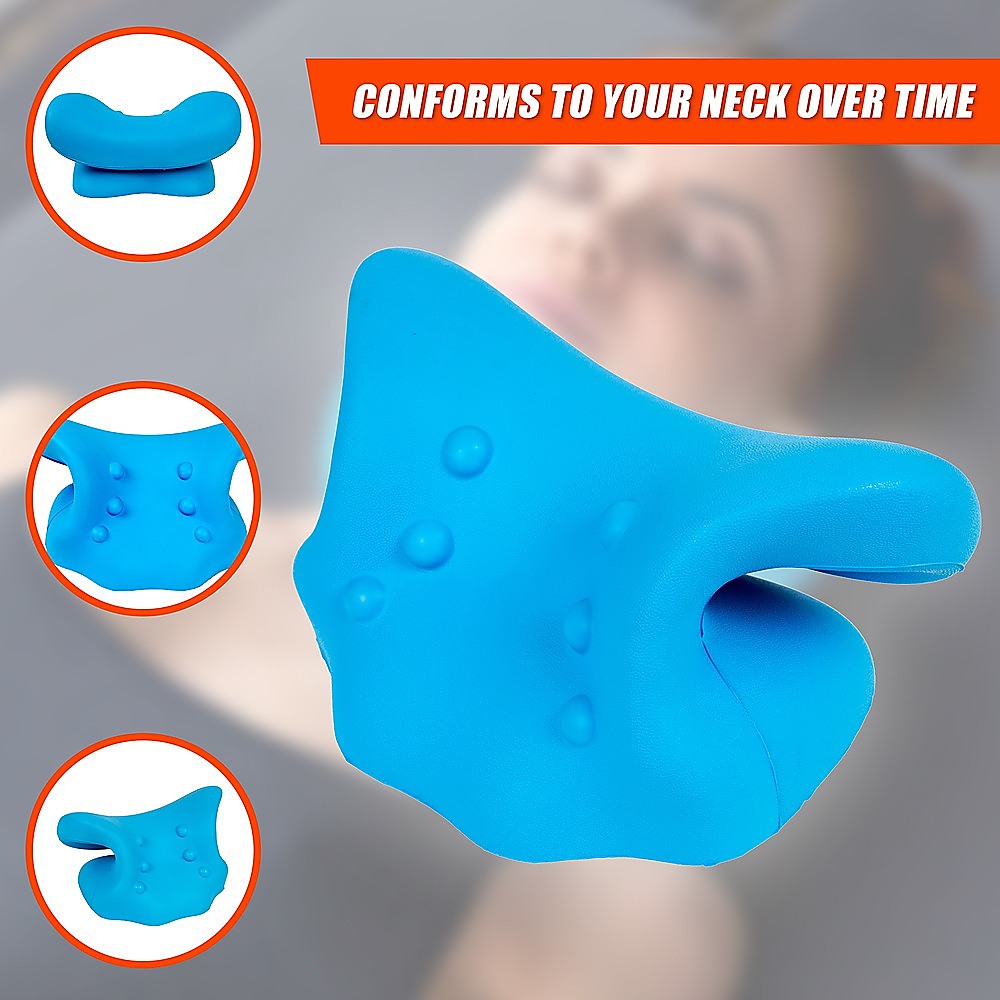 Cloud Plush Neck Pillow for Relaxing Neck and Shoulder Support