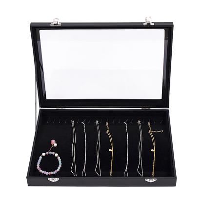 Jewellery Display Box Case for Rings Bracelets Necklaces Retail