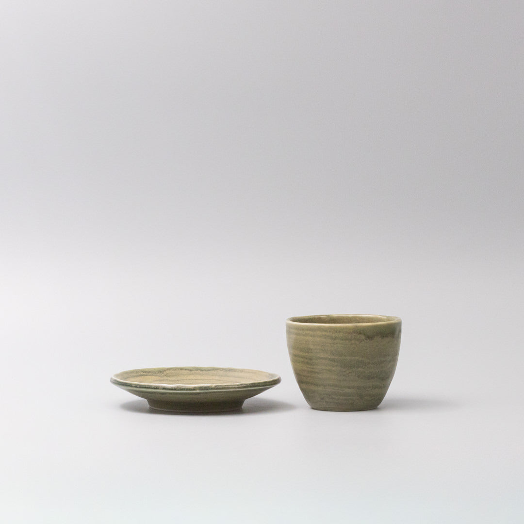 Saucer 14cm Washed Fern